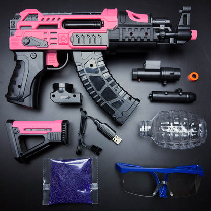 AKM Gel Blaster pink accessories