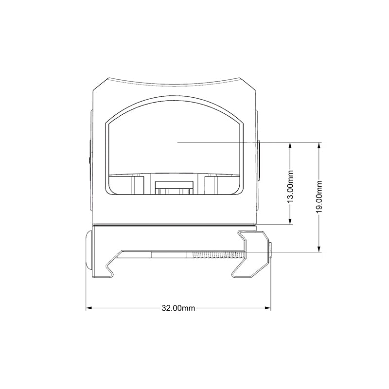 Mini Reflex Red Dot Sight Gel Blaster 7