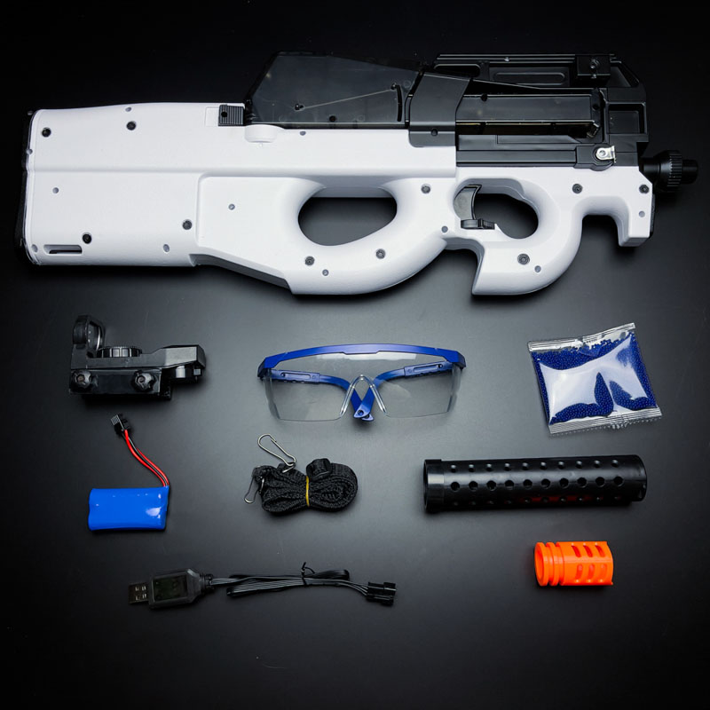 P90-Gel-Blaster-white-accessories